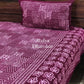 Patchwork look Super King Cotton Bedsheet