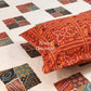 Multicolour Bandhani Cotton Super King Bedsheet