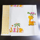Jungle Theme Hand Block Printed Waffle Cotton Kids Towel