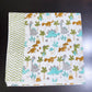 Multicolour Dino Hand Block Printed Waffle Cotton Kids Towel