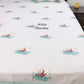 Flying Bunny Kids Hand Block Printed Single Bedsheet