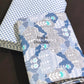 Blue Jharokha Cambric Cotton Single Dohar Pair