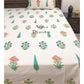 Multicolour Floral Motifs Cotton Bedsheet