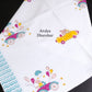 Cars and Balloons Hand Block Printed Waffle Cotton Kids Towel