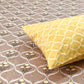 Yellow Floral Mughal Jaal Super King Bedsheet