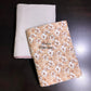 Brown Floral Cambric Cotton Single Dohar Pair