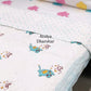 Elephant with Stars Baby Hand Block Printed Quilt