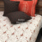 Maroon Paisley Jaal Cotton Super King Bedsheet