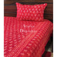 Red Butti Hand Block Printed Bedsheet