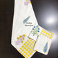 Multicolour Mughal Motifs Hand Block Waffle Cotton Towel Set