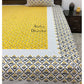 Yellow Mughal Jaal Bedsheet
