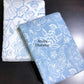 Blue Floral Jaal Mulmul Single Dohar Pair