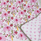 Pink Elephant Hand Block Printed Mulmul Baby Dohar