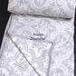 Grey Mughal Jaal Mulmul Double Bed Dohar