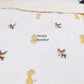 Giraffe and Deer Baby Hand Block Printed Quilt