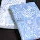 Blue Floral Jaal Mulmul Single Dohar Pair