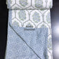 Blue Mughal Jaal Cambric Cotton Double Bed Dohar
