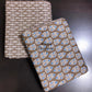 Brown and Blue Floral Motifs Cambric Cotton Single Dohar Pair