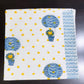 Hot Air Balloon with Stars Hand Block Printed Waffle Cotton Kids Towel