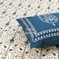 Blue Paisley Jaal Cotton King Size Bedsheet