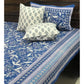 Blue Floral Jaal Bedsheet