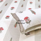 Red Floral Motifs Super King Cotton Bedsheet