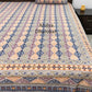 Multicolour Barmeri Cotton Super King Bedsheet