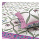 Purple Mughal Jaal Single Bedsheet