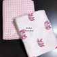 Pink Elephant Motifs Cambric Cotton Single Dohar Pair