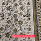 Grey Floral Jaal Super King Bedsheet