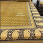 Mehndi Green Cotton Kalamkari King Size Bedsheet
