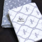 Grey Mughal Jaal Cambric Cotton Single Dohar Pair