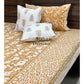 Mustard Floral Jaal Bedsheet