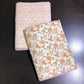 Orange Floral Jaal Cambric Cotton Single Dohar Pair