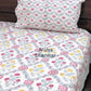 Multicolour Floral Mughal Jaal Hand Block Super King Cotton Bedsheet