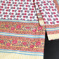 Pink Floral Motifs Cotton King Size Bedsheet