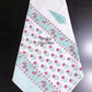 Multicolour Floral Motifs Hand Block Printed Waffle Cotton Towel
