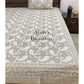 Beige Paisley Motifs Bedsheet