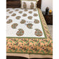 Brown Paisley Motifs Bedsheet