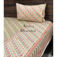 Green Floral Motifs Bedsheet