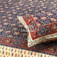 Indigo and Red Cotton Kalamkari Super King Bedsheet