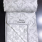 Grey Mughal Jaal Mulmul Double Bed Dohar