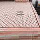 Rust Mughal Motifs Super King Bedsheet