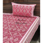 Pink Mughal Jaal Bedsheet