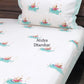 Flying Bunny Kids Hand Block Printed Single Bedsheet