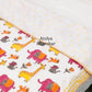 Jungle Theme Hand Block Printed Baby Dohar