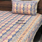 Multicolour Barmeri Cotton Super King Bedsheet