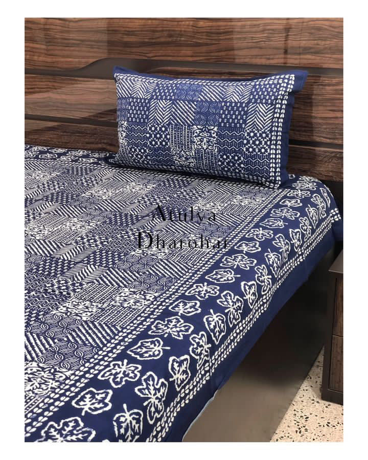 Indigo Single Bedsheet