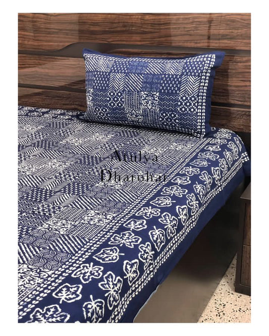 Indigo Single Bedsheet