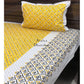 Yellow Mughal Jaal Bedsheet